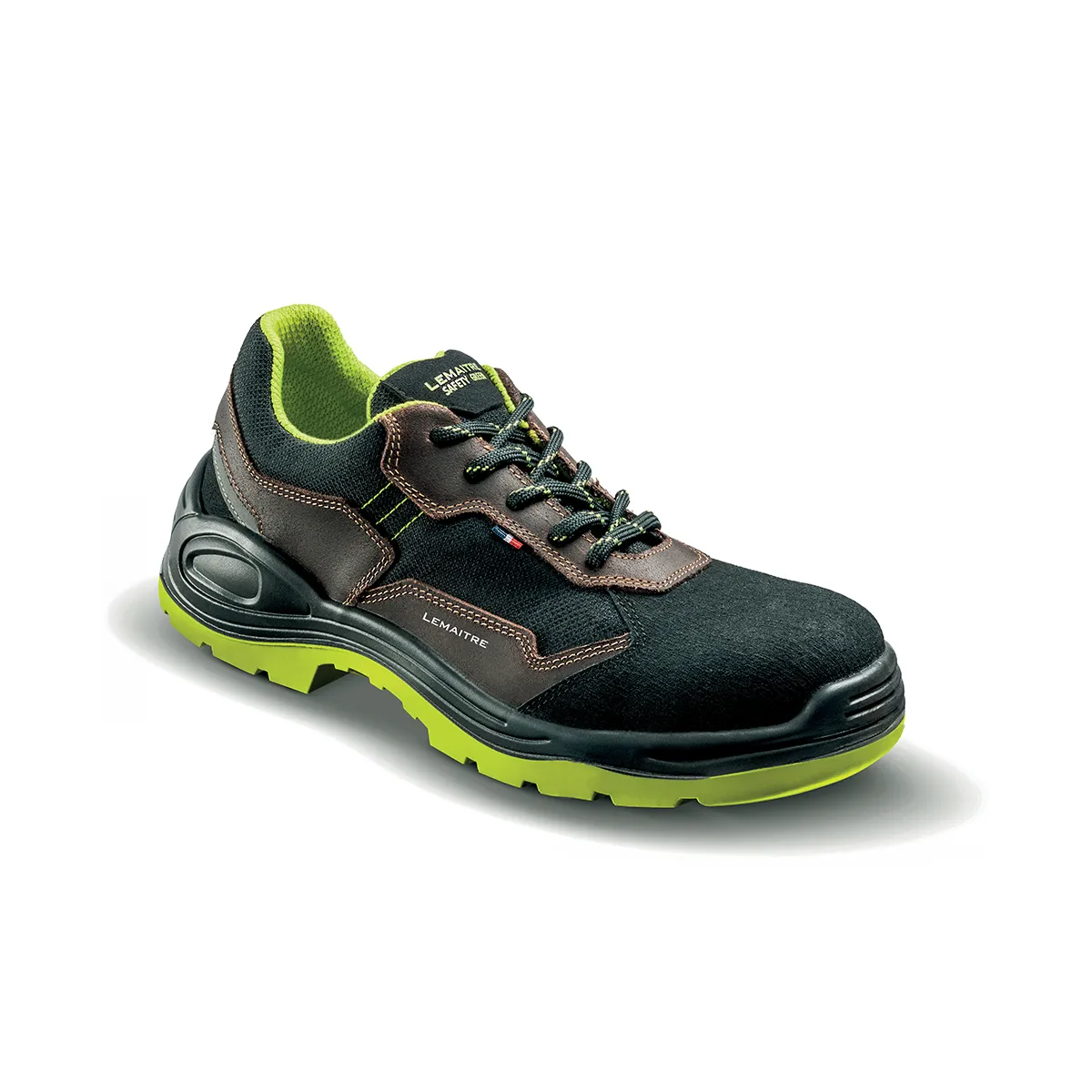 Lemaitre Mistral Non Metal Recycled Trainer — Brown